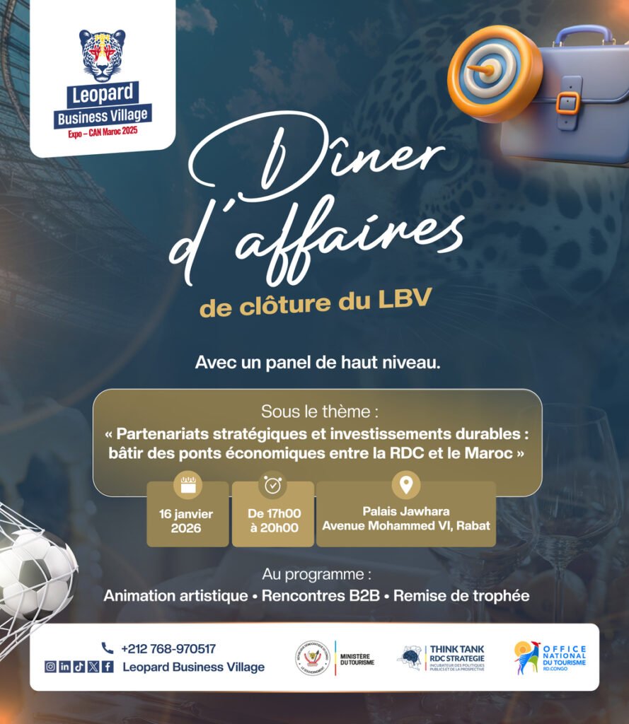 Dîner d'affaires - Clôture du LÉOPARD BUSINESS VILLAGE